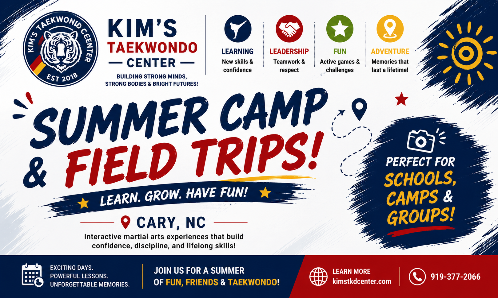 Kim's Taekwondo Summer Camp & Field Trips